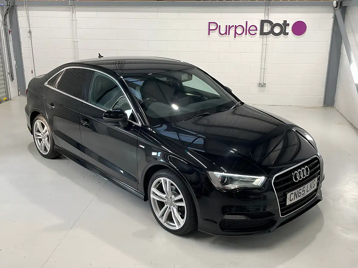 Used 2015 Audi A3 S Line Black - Front View