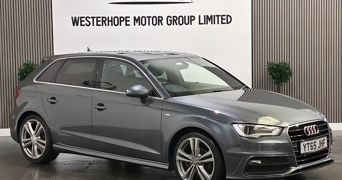 Used 2015 Audi A3 S Line Grey - Front View