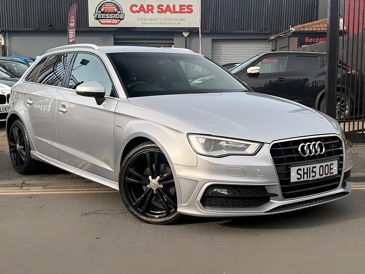 Used 2015 Audi A3 S Line Silver - Front View