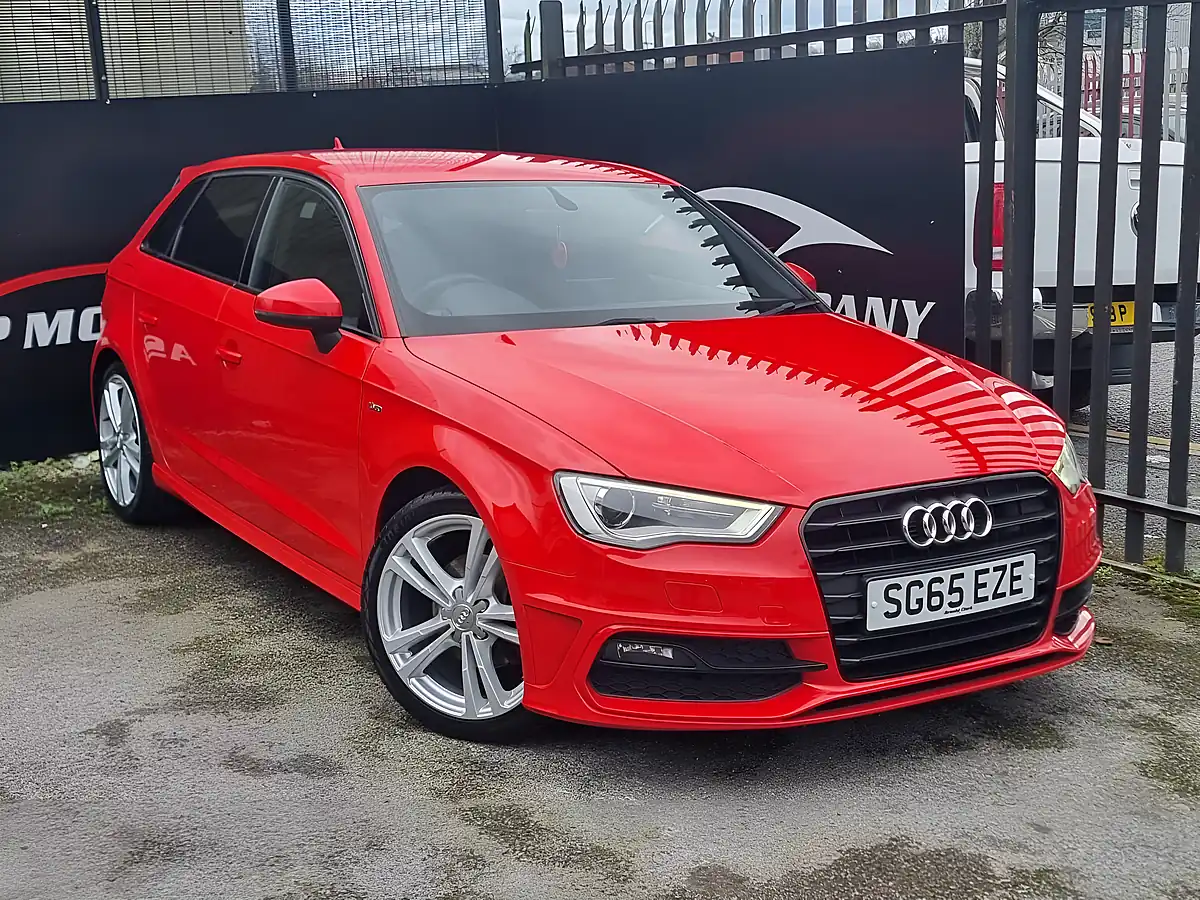 Used 2015 Audi A3 S Line Sportback Red - Front View