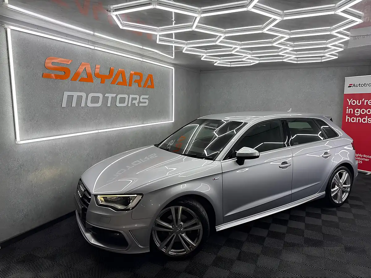 Used 2015 Audi A3 S Line Sportback Silver - Front View