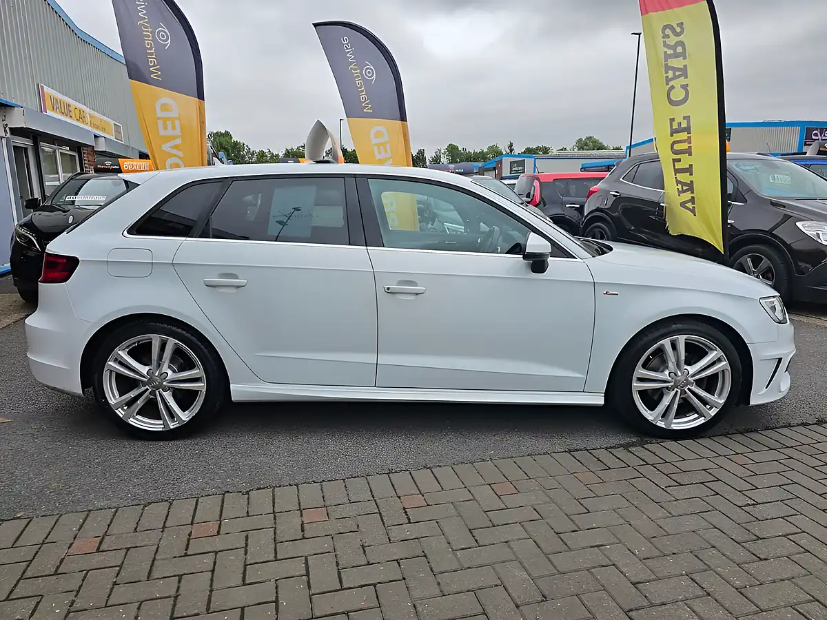 Used 2015 Audi A3 S Line Sportback White - Interior and Exterior details 5