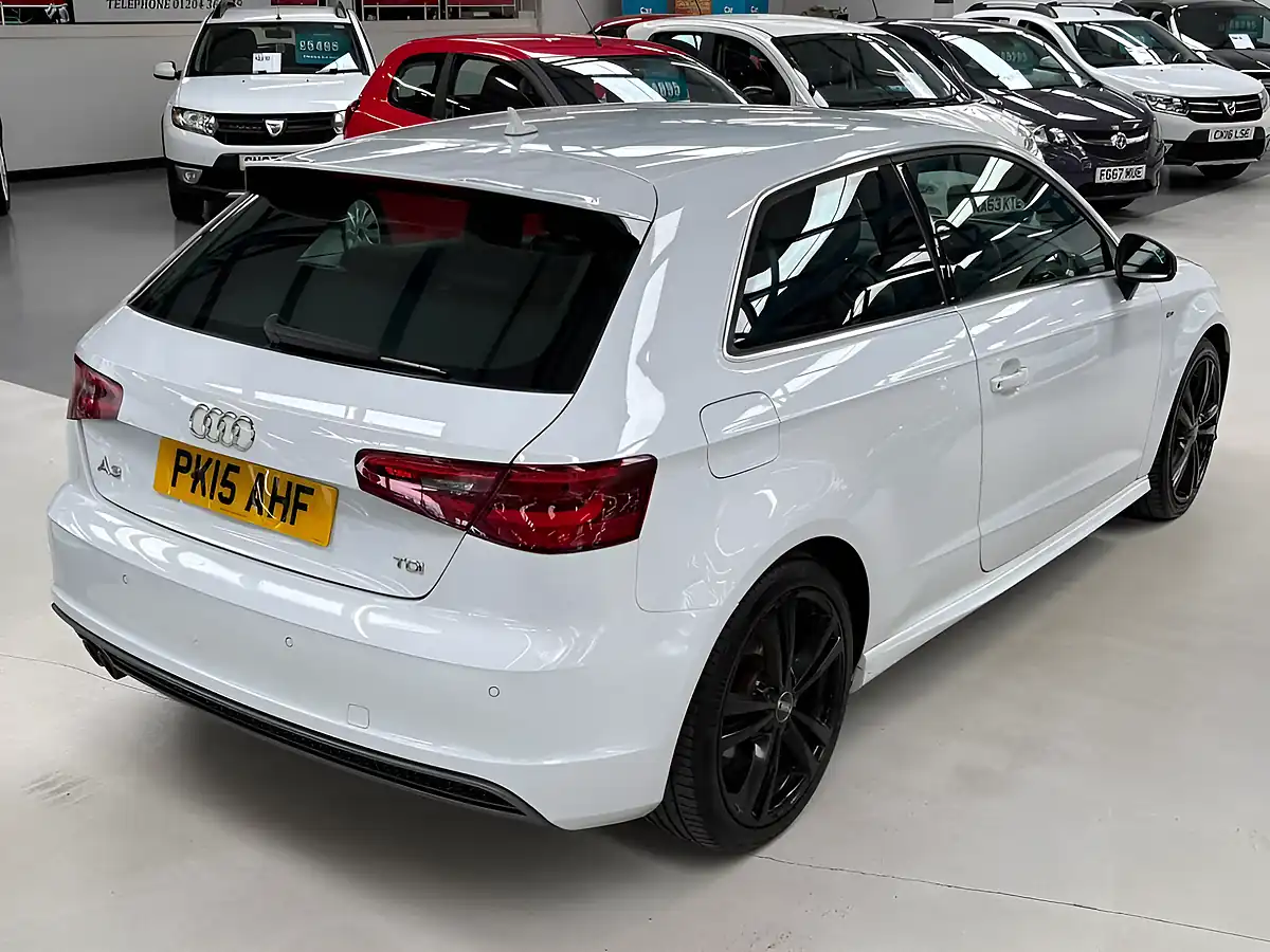 Used 2015 Audi A3 S Line White - Interior and Exterior details 12