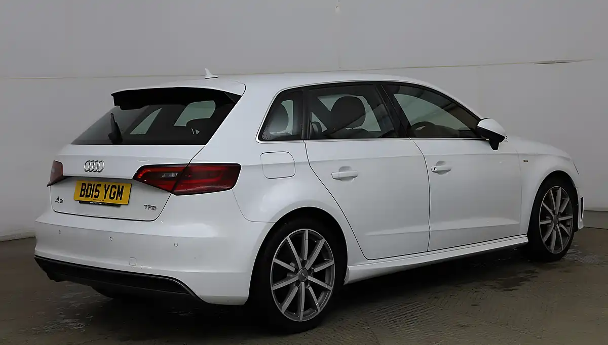 Used 2015 Audi A3 S Line White - Interior and Exterior details 4