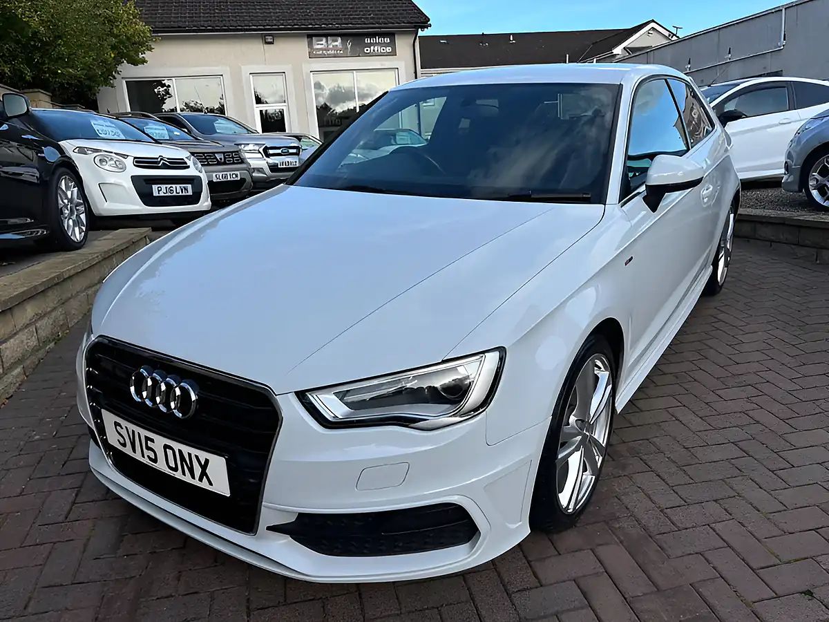 Used 2015 Audi A3 S Line White - Interior and Exterior details 4