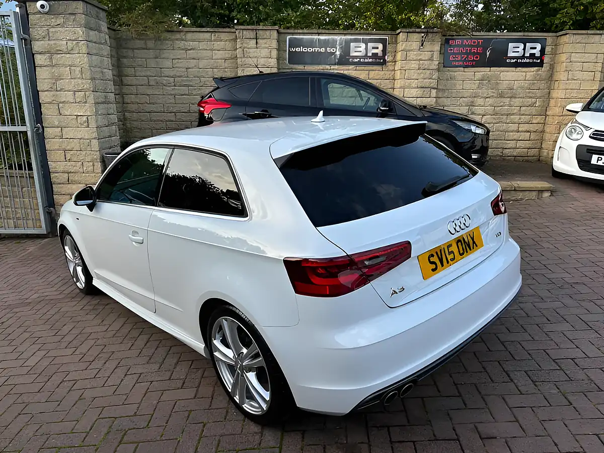 Used 2015 Audi A3 S Line White - Interior and Exterior details 7