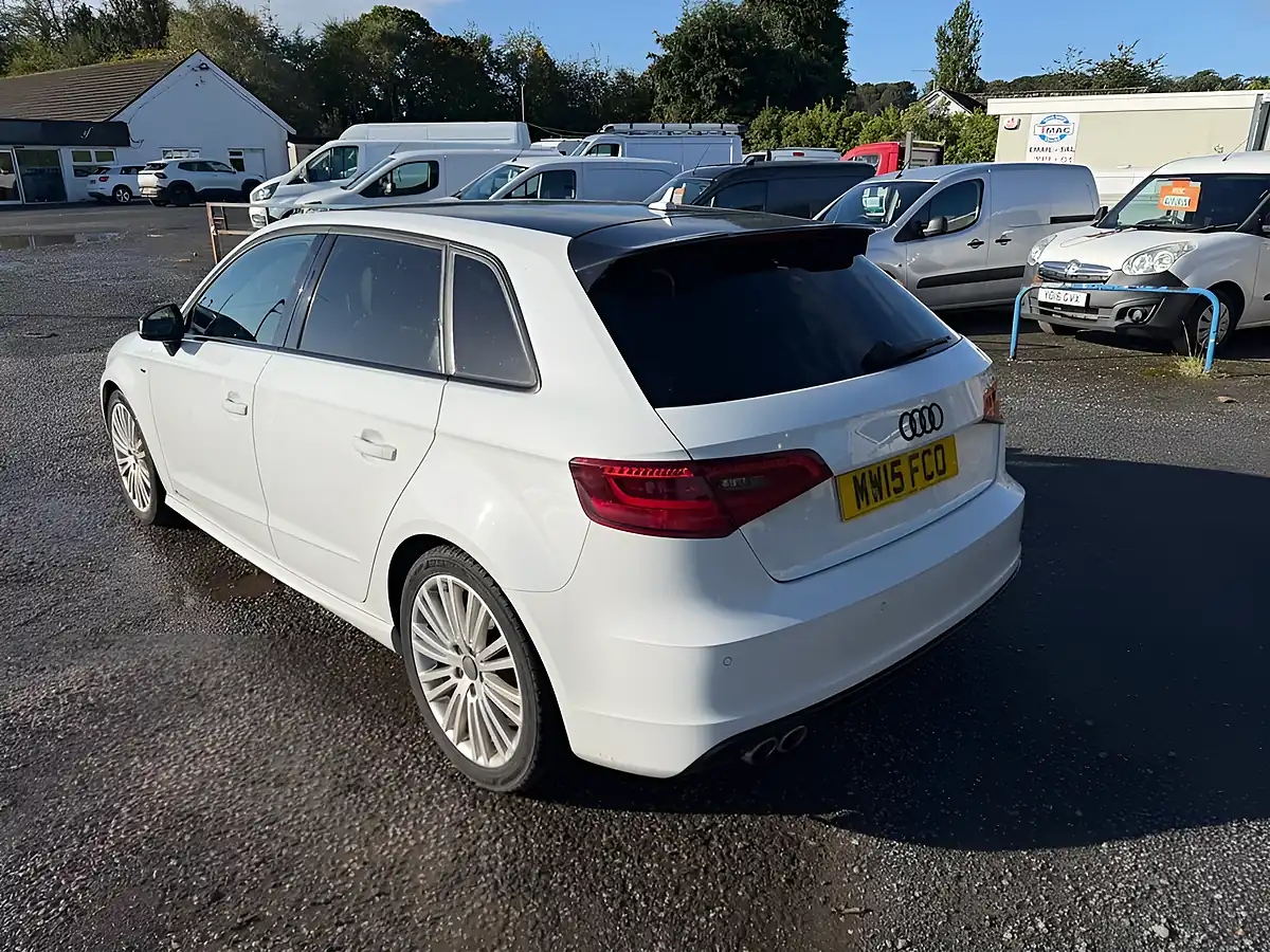 Used 2015 Audi A3 S Line White - Interior and Exterior details 7