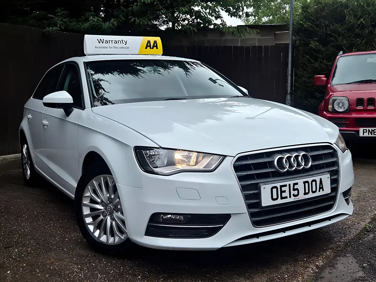 Used 2015 Audi A3 Se Technik Sportback Glacier White - Front View