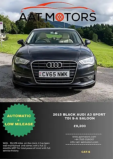 2015 Audi A3 Sport 2.0 TDI