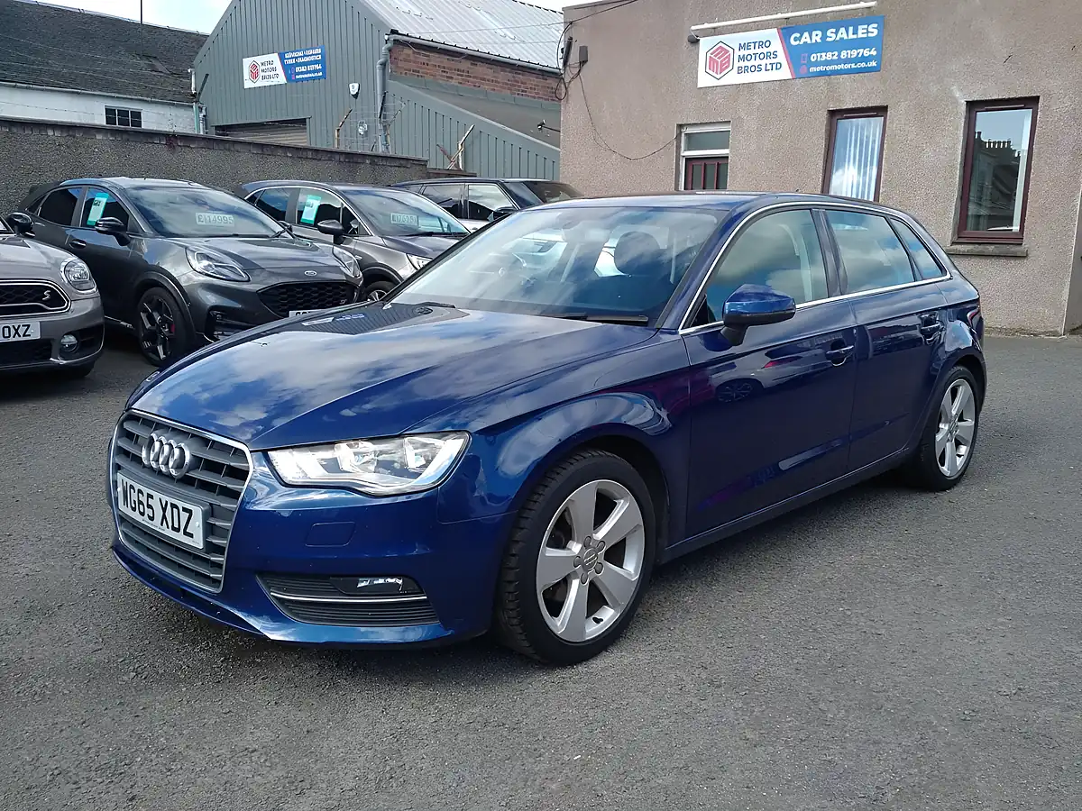 Used 2015 Audi A3 Sport Blue - Front View
