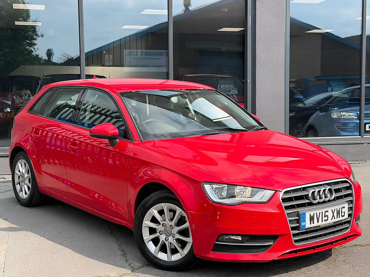 Used 2015 Audi A3 Sport Red - Interior and Exterior details 2
