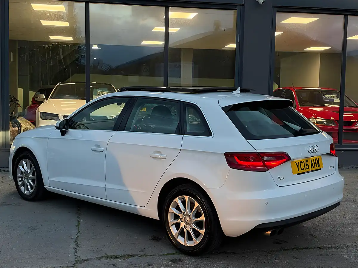 Used 2015 Audi A3 Sport White - Interior and Exterior details 4