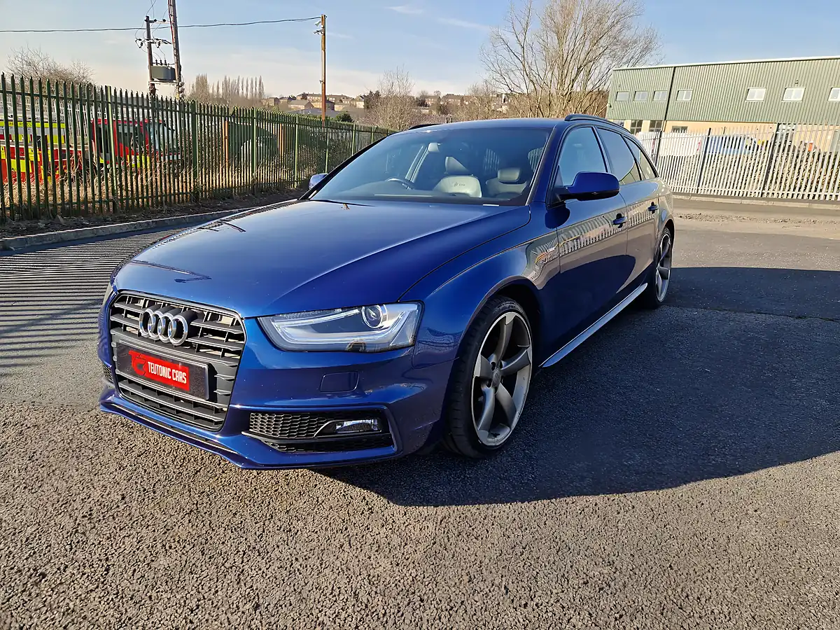 Used 2015 Audi A4 Black Edition Deep Blue Pearl - Front View