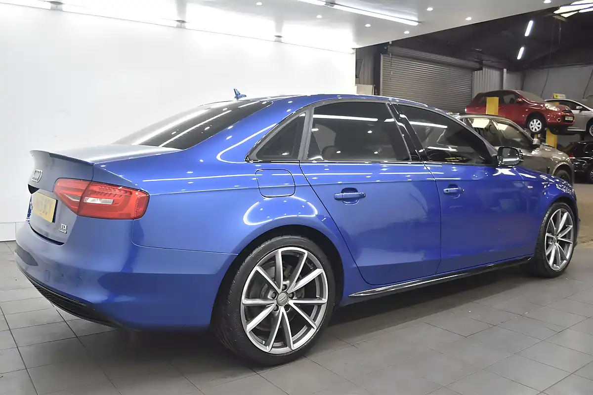 Used 2015 Audi A4 Black Edition Plus Sprint Blue Metallic - Front View