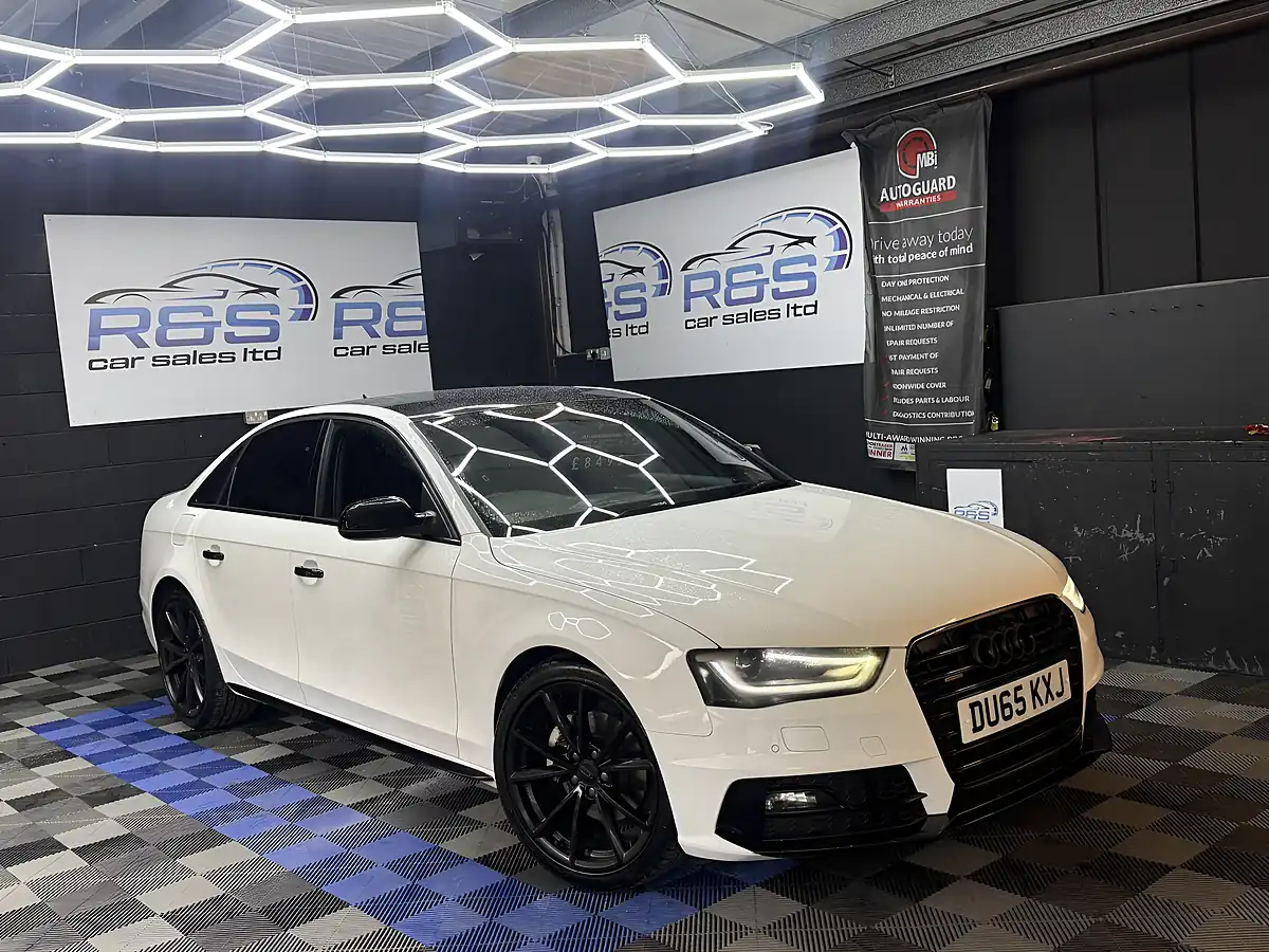 Used 2015 Audi A4 S Line Black Edition White - Front View