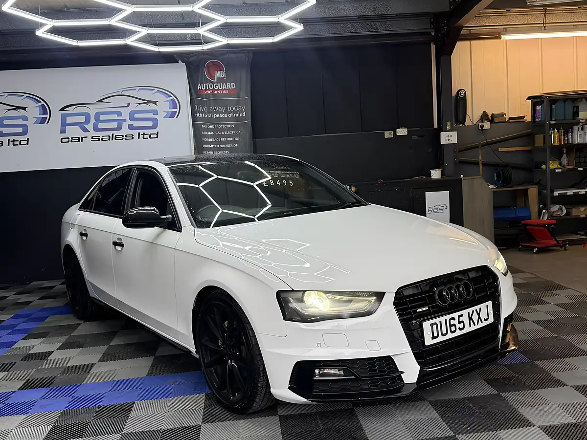 Used 2015 Audi A4 S Line Black Edition White - Interior and Exterior details 8