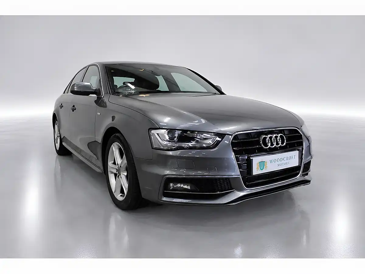 Used 2015 Audi A4 S Line Grey - Front View