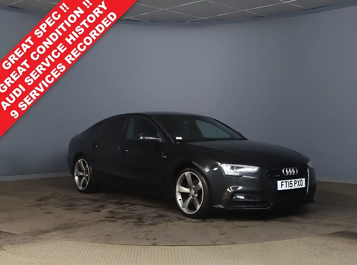 Used 2015 Audi A5 Black Edition Plus Black - Front View