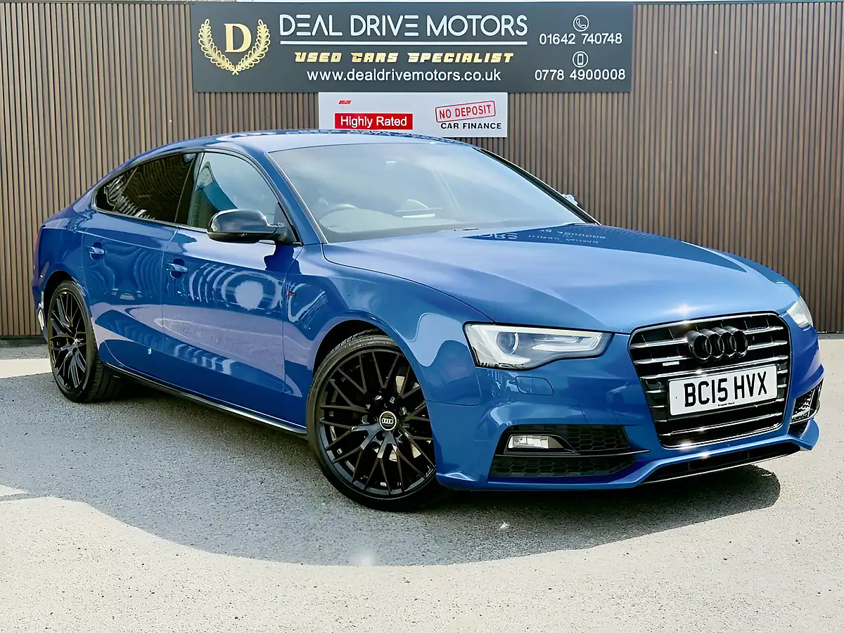 Used 2015 Audi A5 Black Edition Plus Blue - Front View
