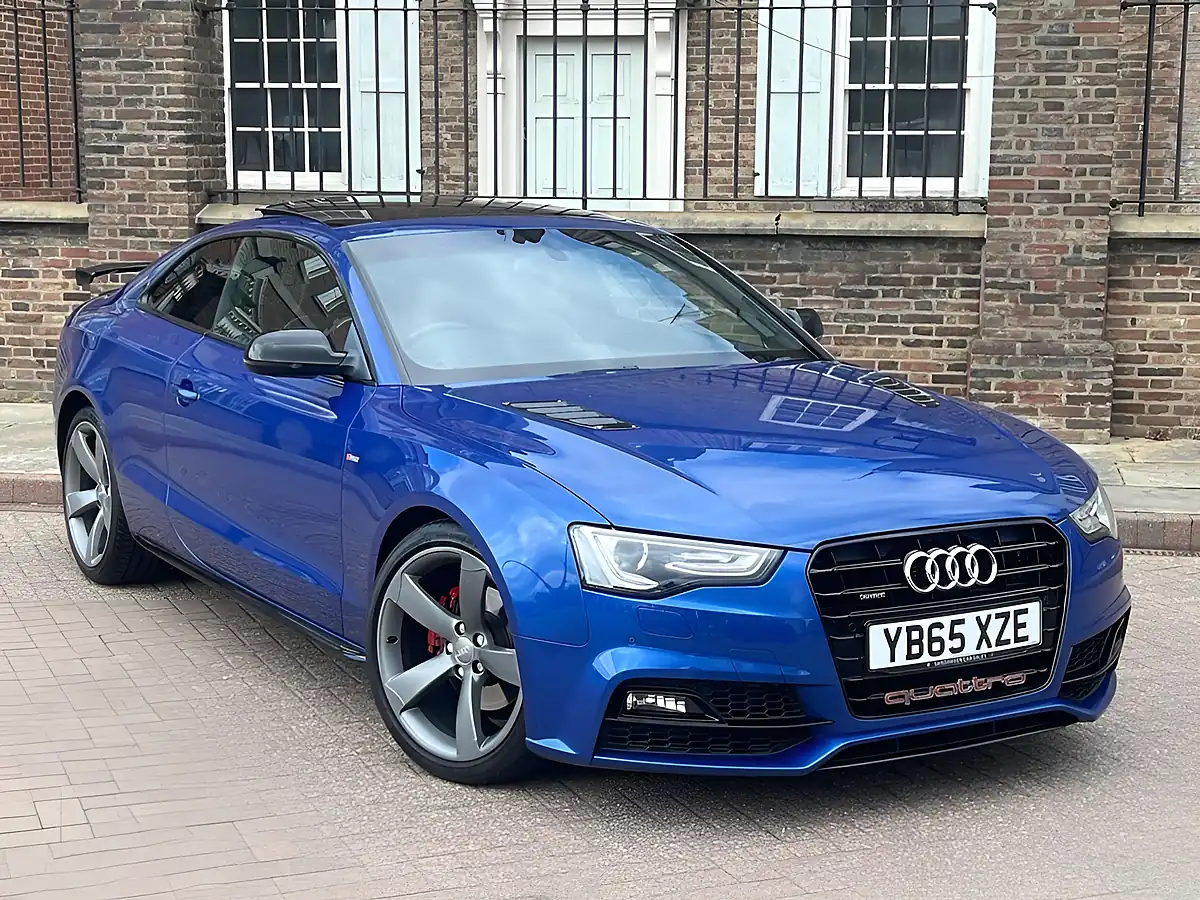 Used 2015 Audi A5 Black Edition Plus Blue - Front View