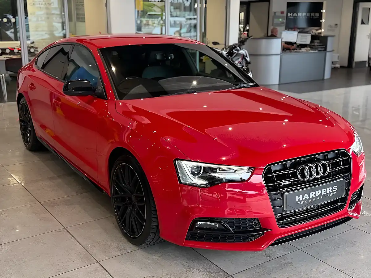 Used 2015 Audi A5 Black Edition Plus Red - Interior and Exterior details 12