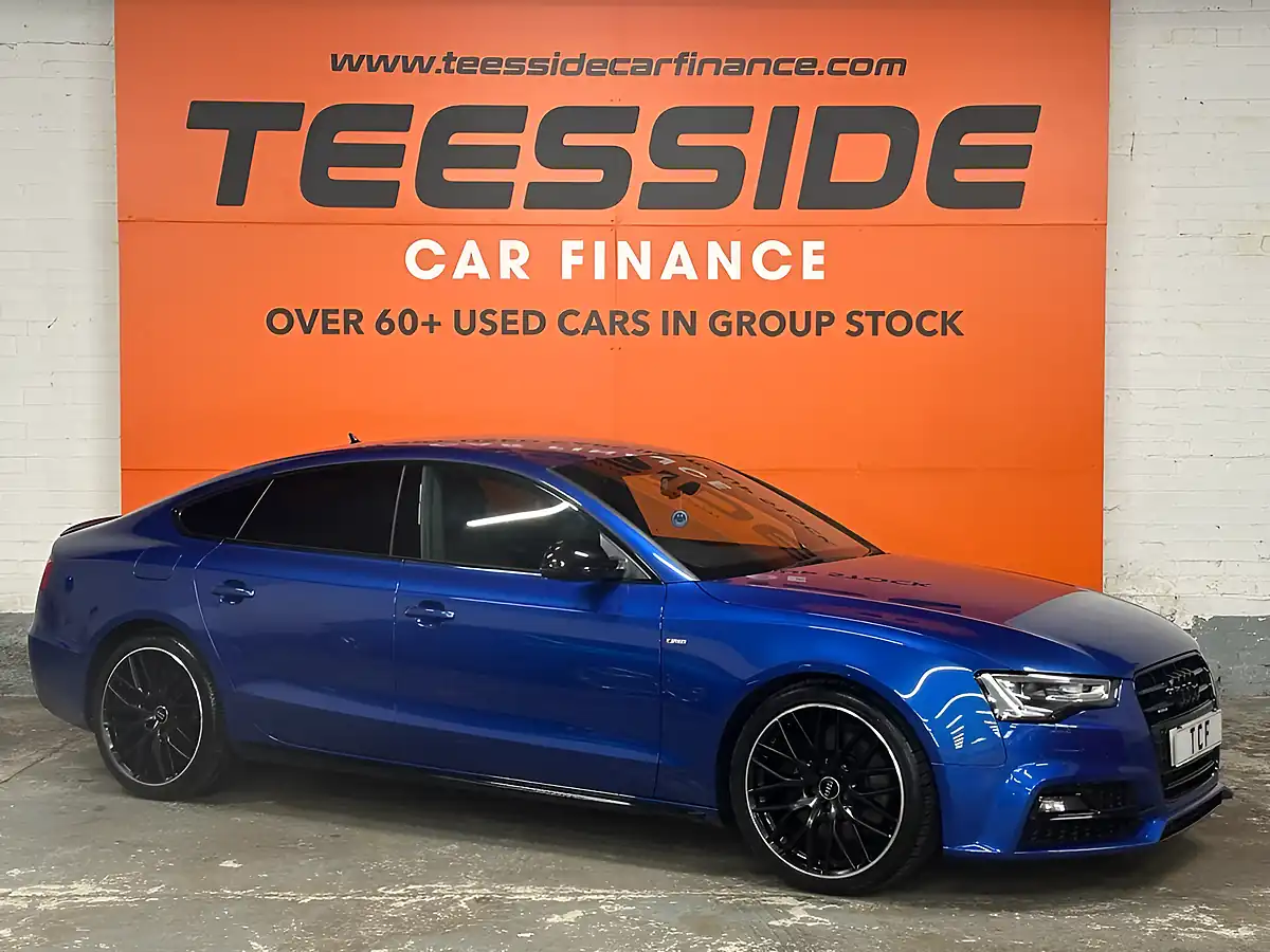 Used 2015 Audi A5 Black Edition Plus Sportback Blue - Front View