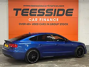 Used 2015 Audi A5 Black Edition Plus Sportback Blue - Interior and Exterior details 3