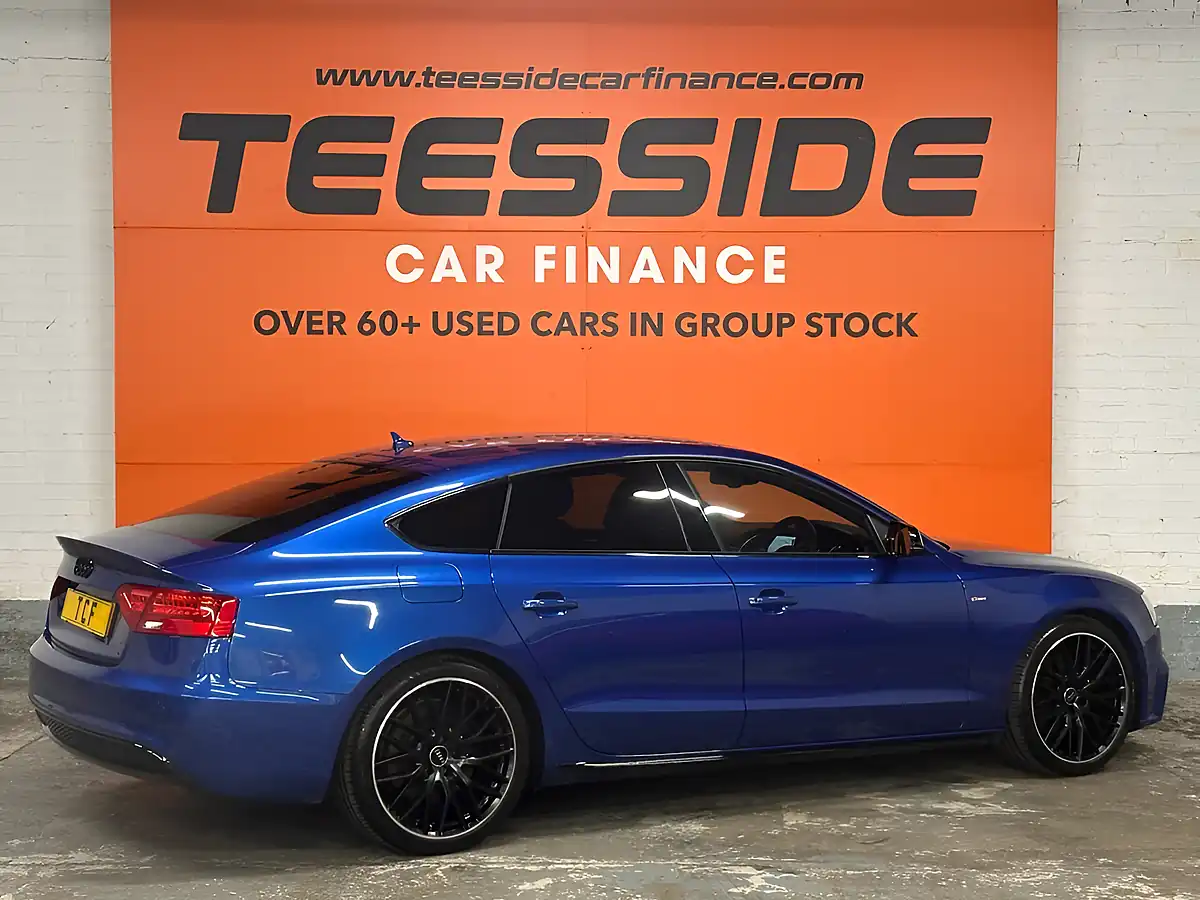 Used 2015 Audi A5 Black Edition Plus Sportback Blue - Interior and Exterior details 3