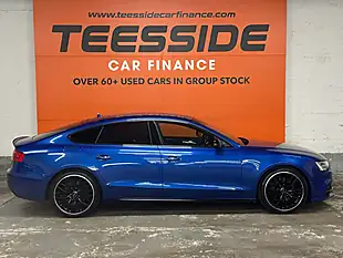 Used 2015 Audi A5 Black Edition Plus Sportback Blue - Interior and Exterior details 4