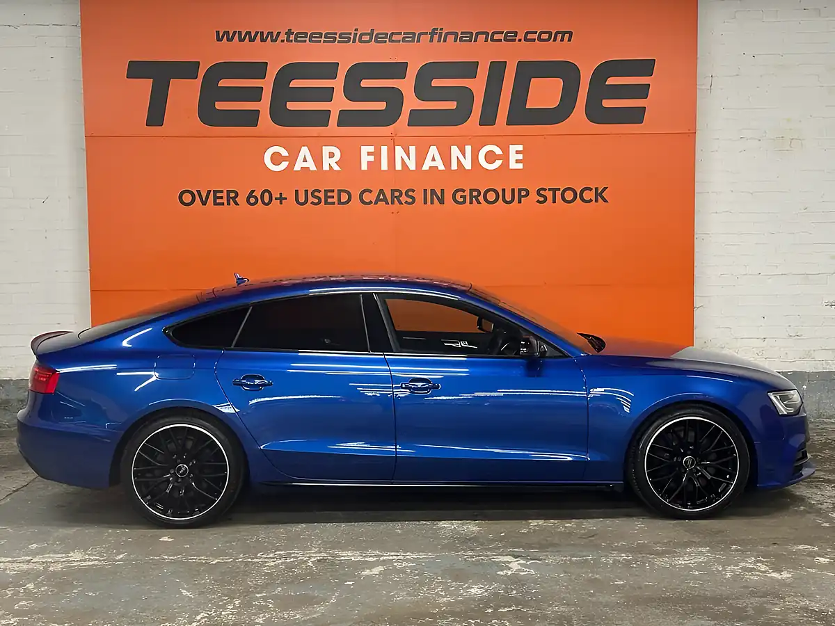 Used 2015 Audi A5 Black Edition Plus Sportback Blue - Interior and Exterior details 4
