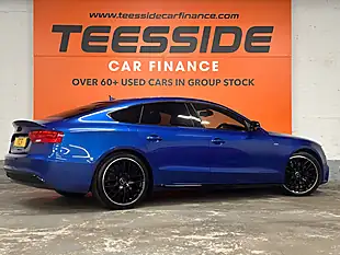 Used 2015 Audi A5 Black Edition Plus Sportback Blue - Interior and Exterior details 5