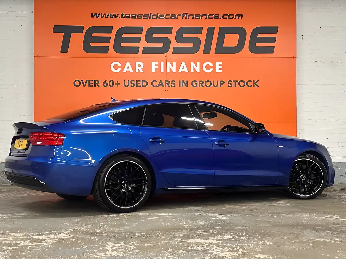 Used 2015 Audi A5 Black Edition Plus Sportback Blue - Interior and Exterior details 5