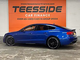 Used 2015 Audi A5 Black Edition Plus Sportback Blue - Interior and Exterior details 6