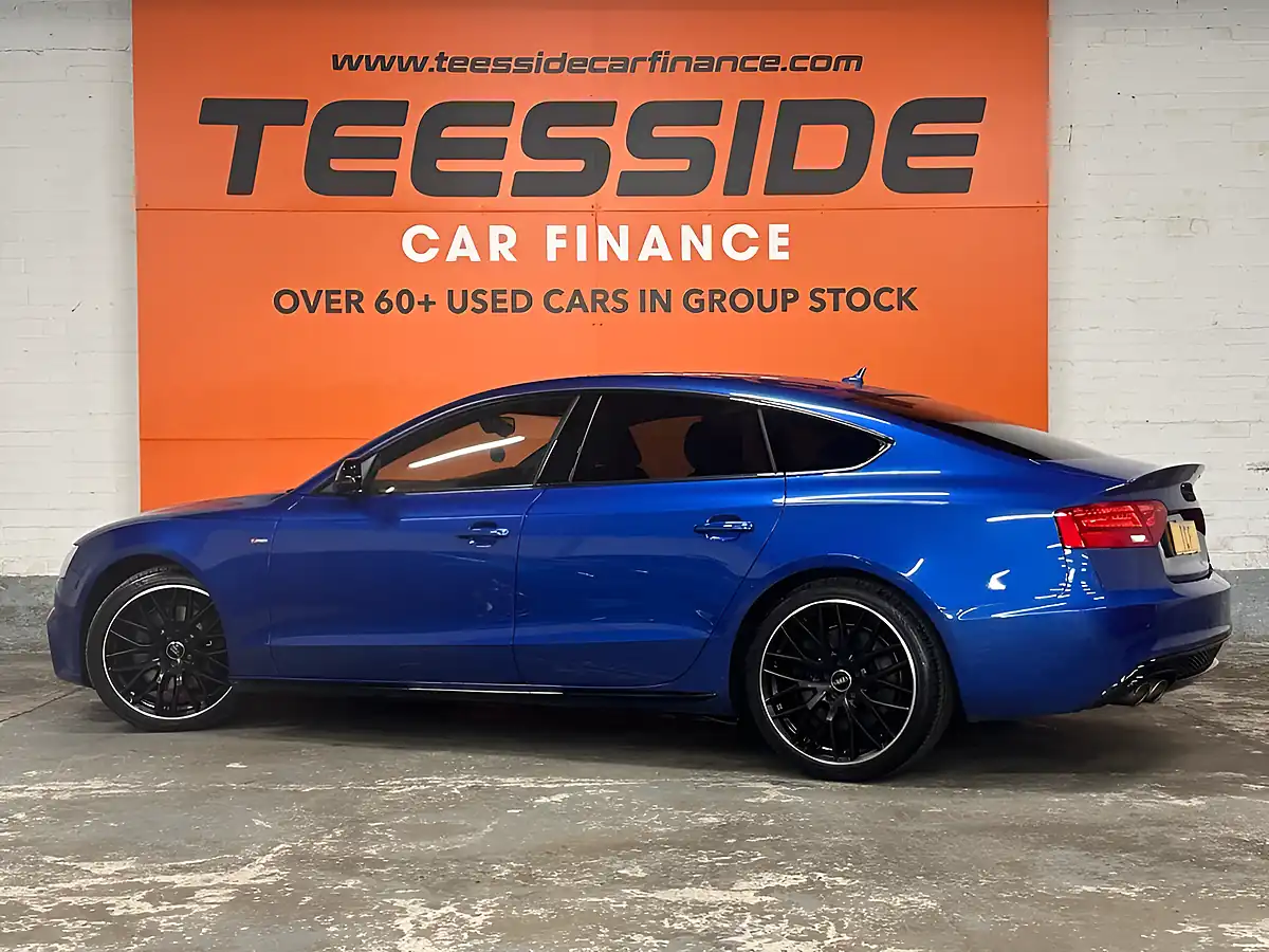 Used 2015 Audi A5 Black Edition Plus Sportback Blue - Interior and Exterior details 6