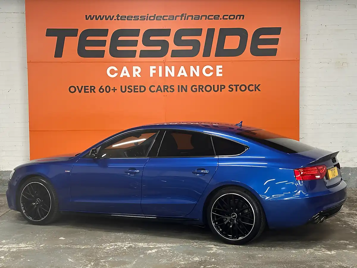 Used 2015 Audi A5 Black Edition Plus Sportback Blue - Interior and Exterior details 7