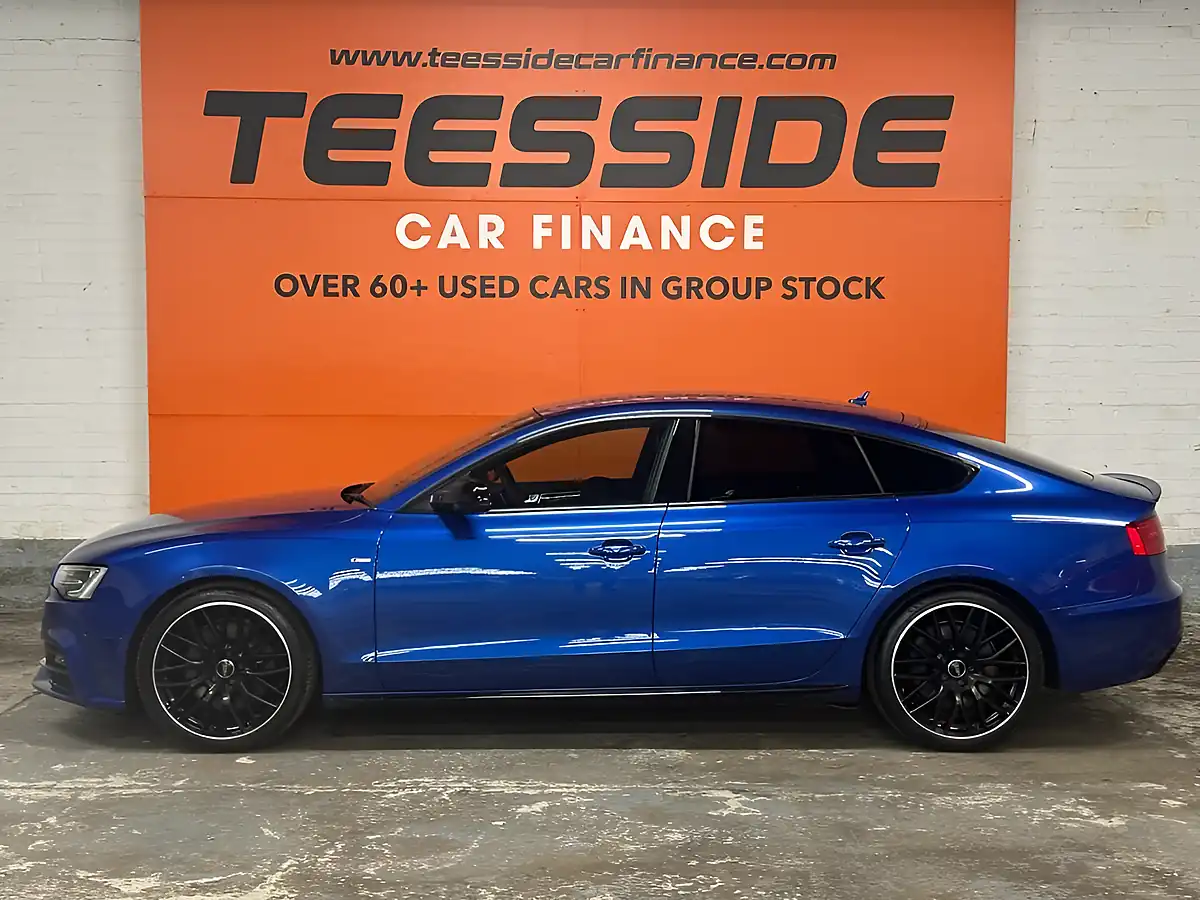 Used 2015 Audi A5 Black Edition Plus Sportback Blue - Interior and Exterior details 8