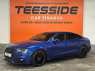 Used 2015 Audi A5 Black Edition Plus Sportback Blue - Interior and Exterior details 9