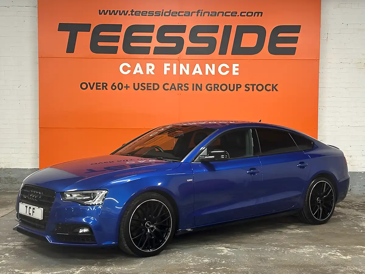 Used 2015 Audi A5 Black Edition Plus Sportback Blue - Interior and Exterior details 9