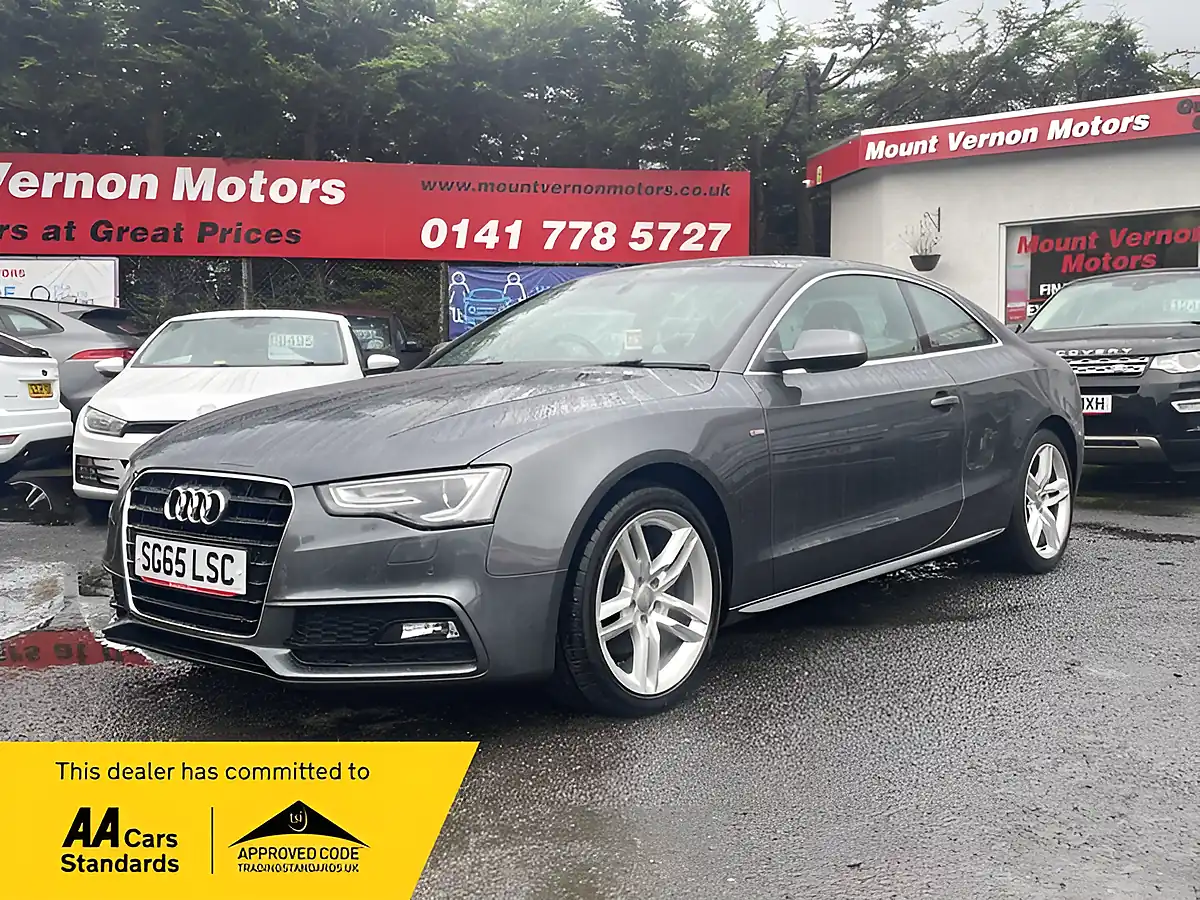 Used 2015 Audi A5 S Line Grey - Front View