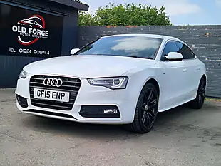 Used 2015 Audi A5 S Line Sportback White - Interior and Exterior details 11