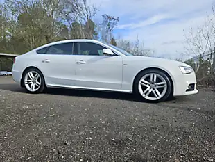 Used 2015 Audi A5 S Line White - Interior and Exterior details 11