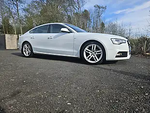 Used 2015 Audi A5 S Line White - Interior and Exterior details 2