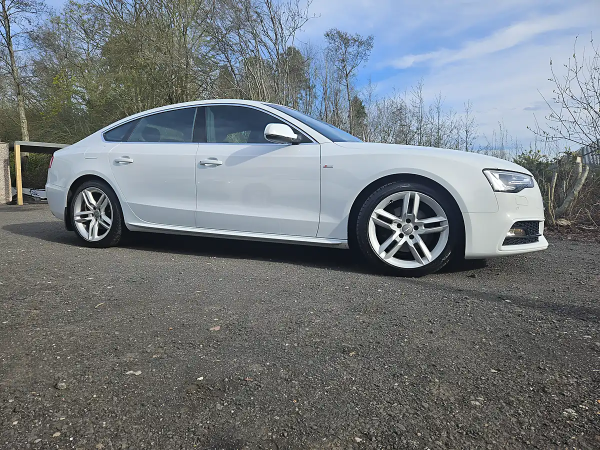 Used 2015 Audi A5 S Line White - Interior and Exterior details 3