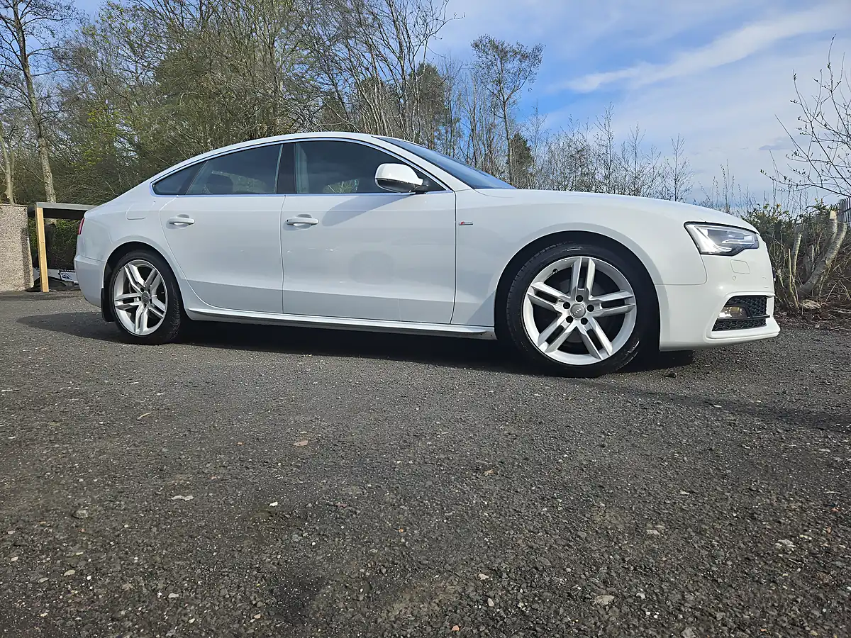 Used 2015 Audi A5 S Line White - Interior and Exterior details 4