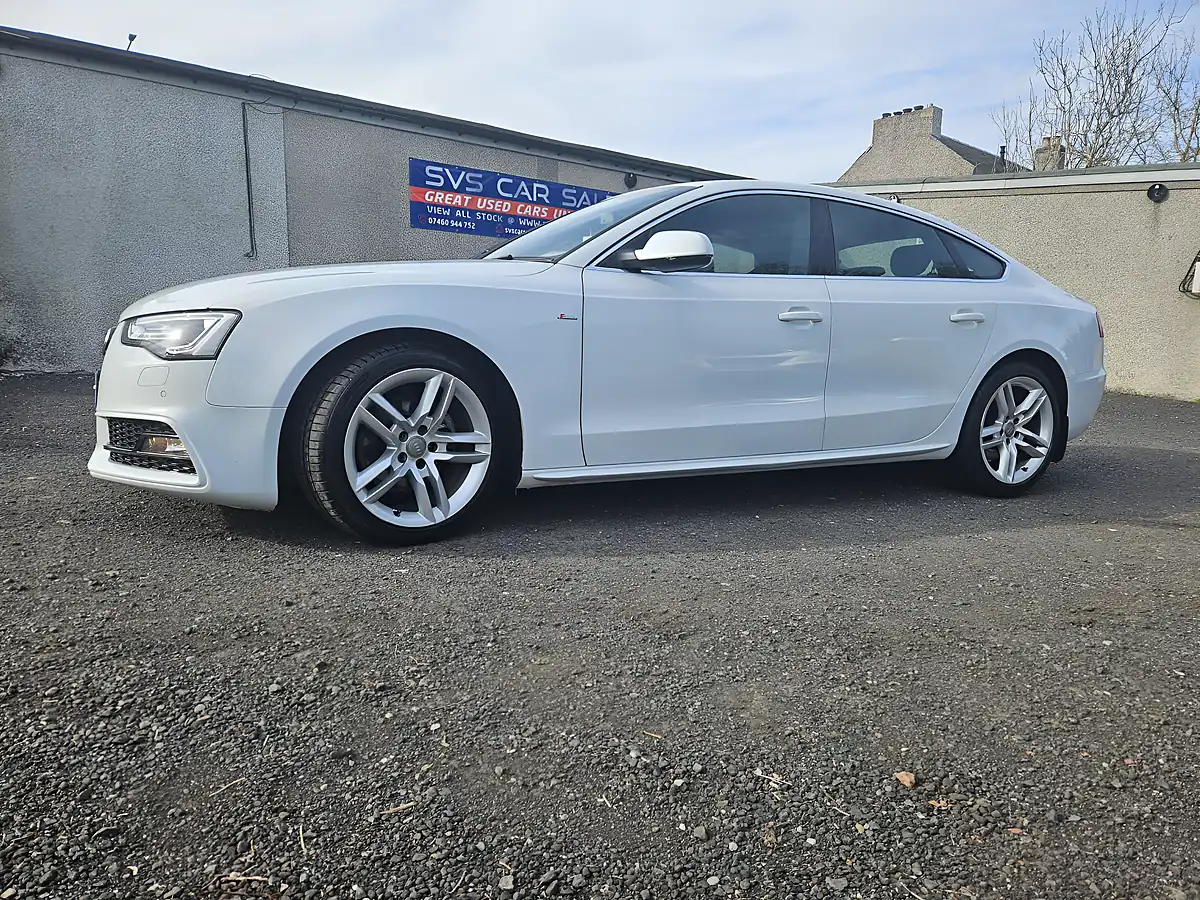Used 2015 Audi A5 S Line White - Interior and Exterior details 8