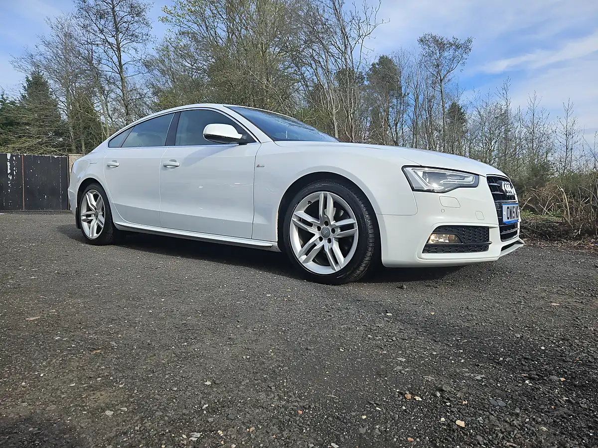 Used 2015 Audi A5 S Line White - Interior and Exterior details 9