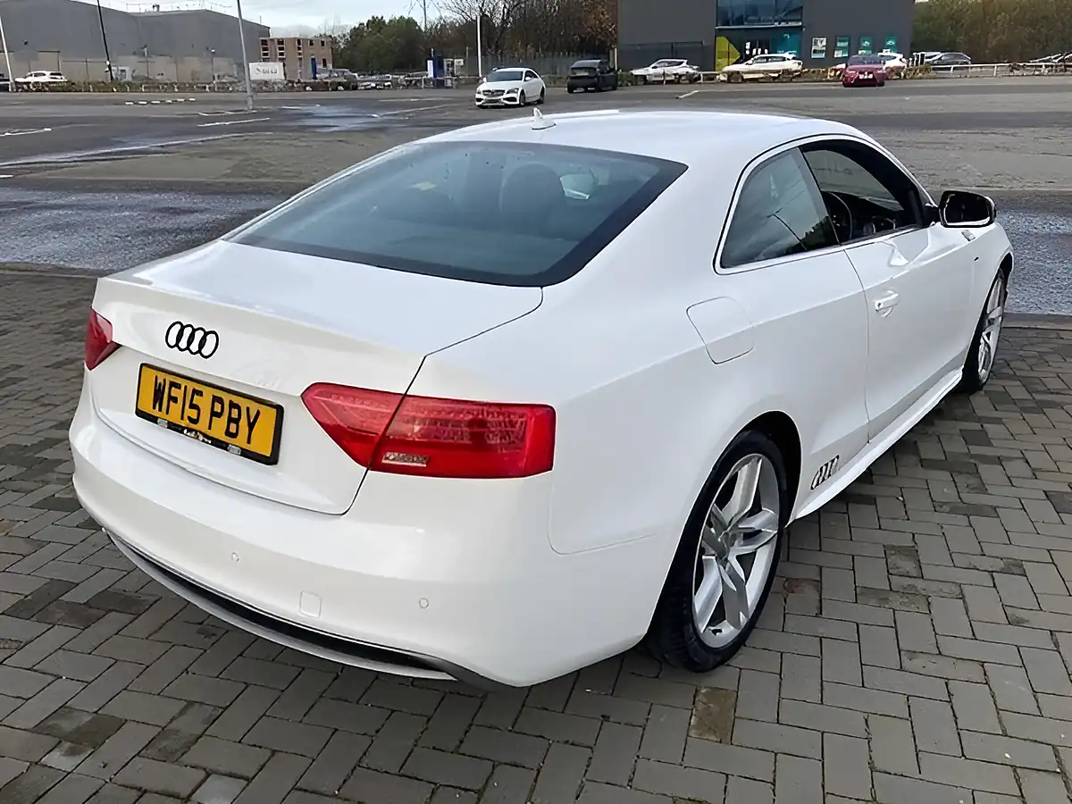 Used 2015 Audi A5 S Line White - Interior and Exterior details 4