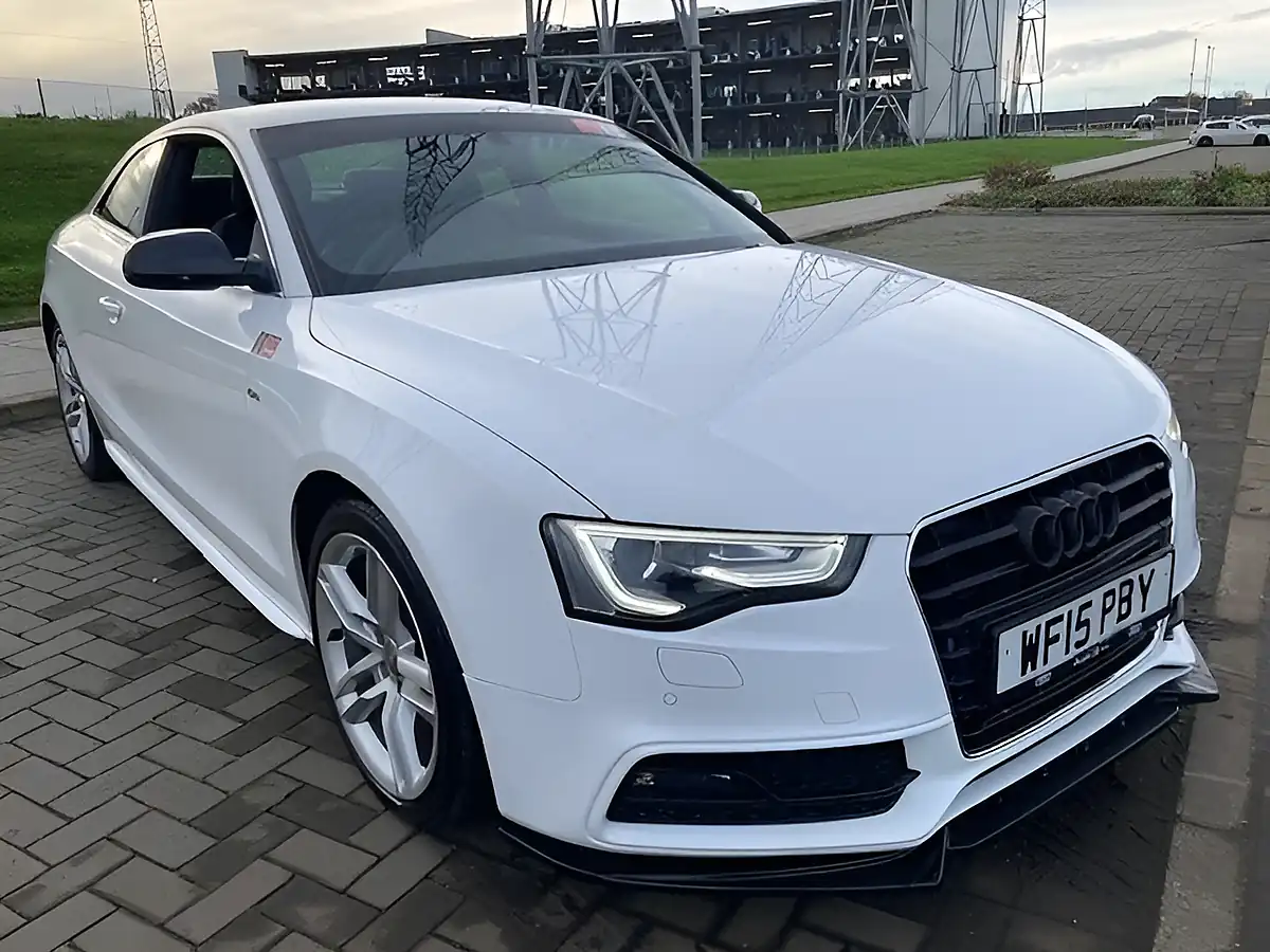 Used 2015 Audi A5 S Line White - Interior and Exterior details 6