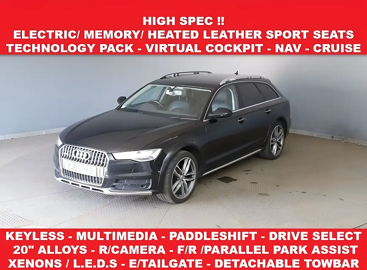 Used 2015 Audi A6 Allroad S Tronic Quattro Black - Front View