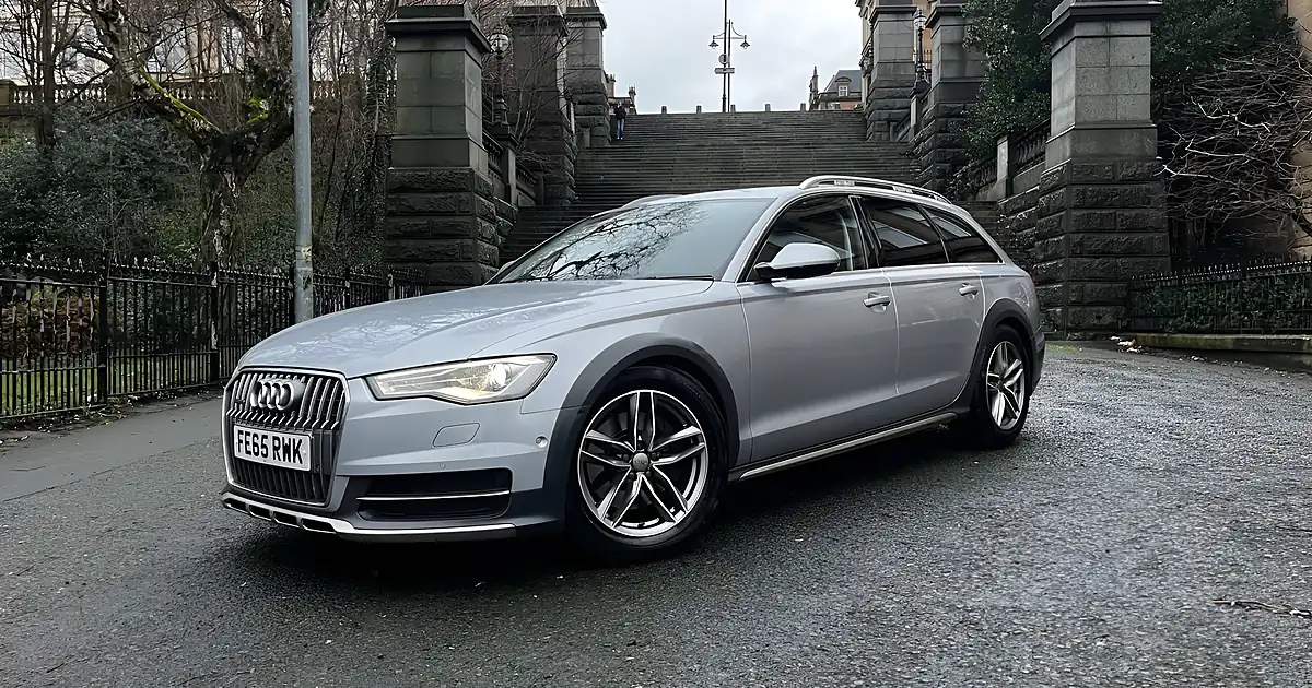 Used 2015 Audi A6 Allroad Silver - Front View